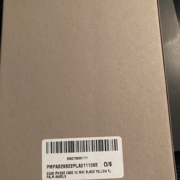 NEW $120 AUTHENTIC PALM ANGELS BLACK SUN OF A BEACH IPHONE 12 MINI NECK CASE - Picture 5 of 5
